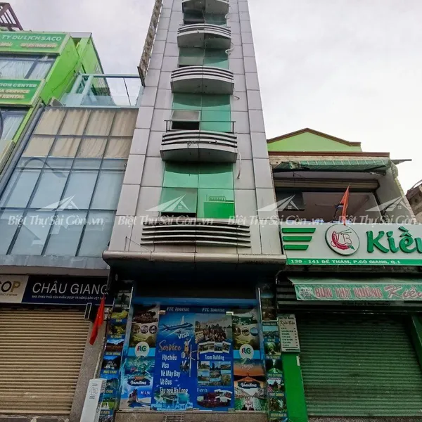 Bán nhà 137 Đề Thám , Phường Cô Giang , Quận 1 , TPHCM