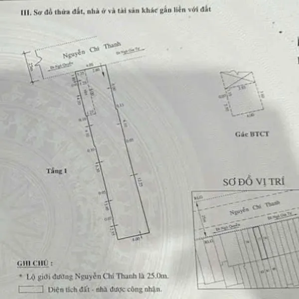 Bán Nhà Mặt Tiền Nguyễn Chí Thanh, Phường 9, Quận 5, Hồ Chí Minh