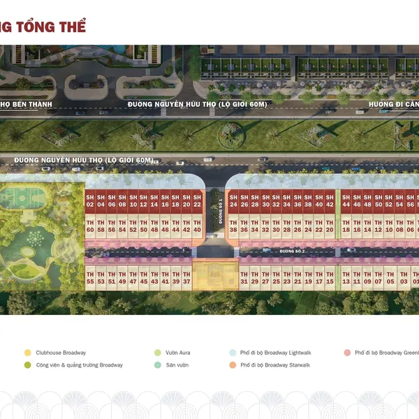 Essensia Broadway Khu Biệt Thự 89 Căn Tại Nam Sài Gòn