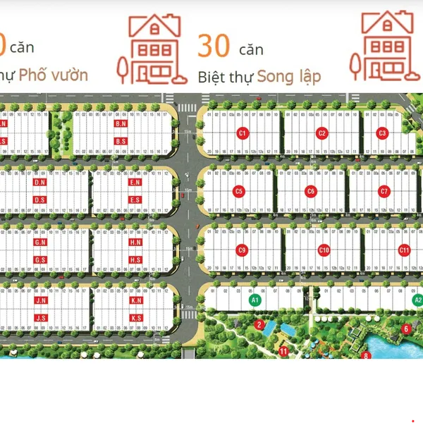 Bán Shophouse KDC Lavila Kiến Á Nhà Bè