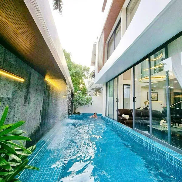 Biệt Thự có hồ bơi Phú Mỹ Hưng Quận 7 sở hữu 2 mặt tiền trước sau view trực diện công viên bờ sông