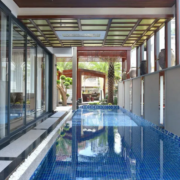 Bán Biệt thự Nam Thông Phú Mỹ Hưng có lối kiến trúc tuyệt đẹp có cả hồ bơi và khuôn viên sân vườn rộng