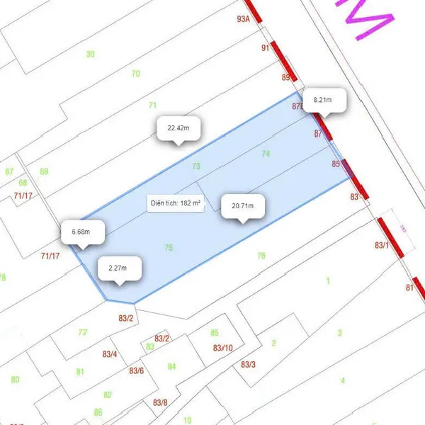 Bán nhà 85 87 87B Đề Thám, Phường Cô Giang, Quận 1