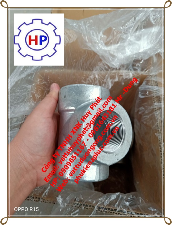 TÊ REN (NPT) ÁP LỰC THÉP A105, DN50