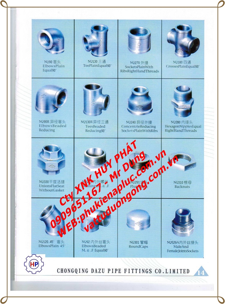 Catalogue phụ kiện ren DZ cập nhất mới nhất 2021 tốt tại HCM