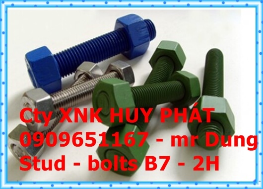 Bảng giá Bulong ( Stud Bolts) ASTM A193 B7/2H Bảng giá Bulong ( Stud Bolts) ASTM A193 B7/2H