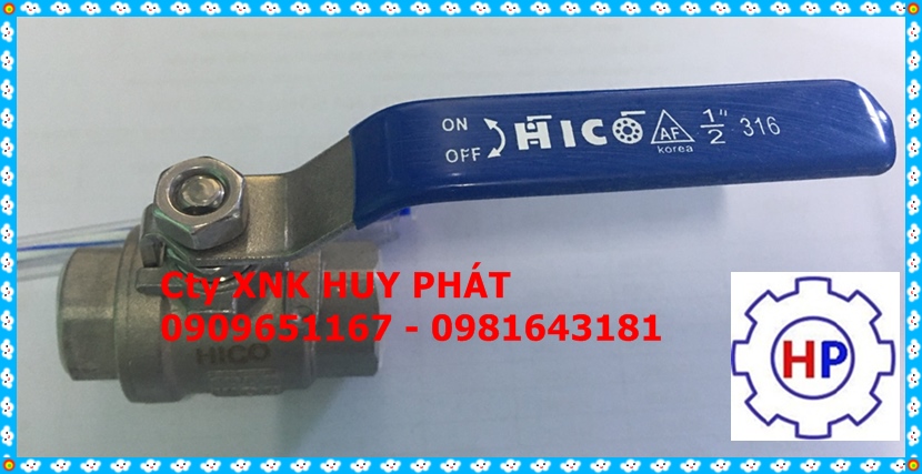 Bảng giá van bi ren inox 316 Bảng giá van bi ren inox 316