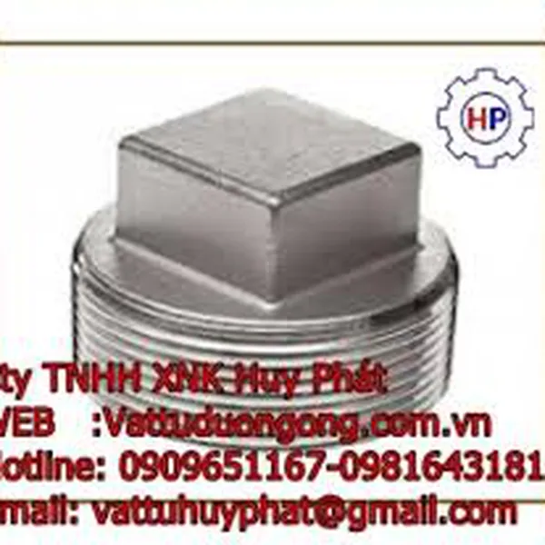 NÚT BỊT REN ( NPT) NGOÀI ÁP LỰC THÉP A105  - Forged Square Head Plug class 3000 ASME B16.11