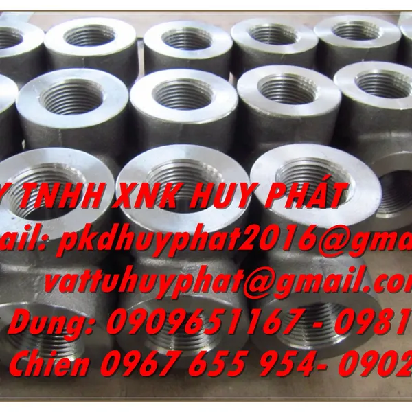 TÊ REN (NPT) ÁP LỰC THÉP A105, DN25