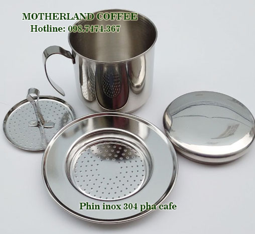 cà phê pha phin nguyên chất Motherand gói 250g và phin inox 304 cà phê pha phin nguyên chất Motherand gói 250g và phin inox 304