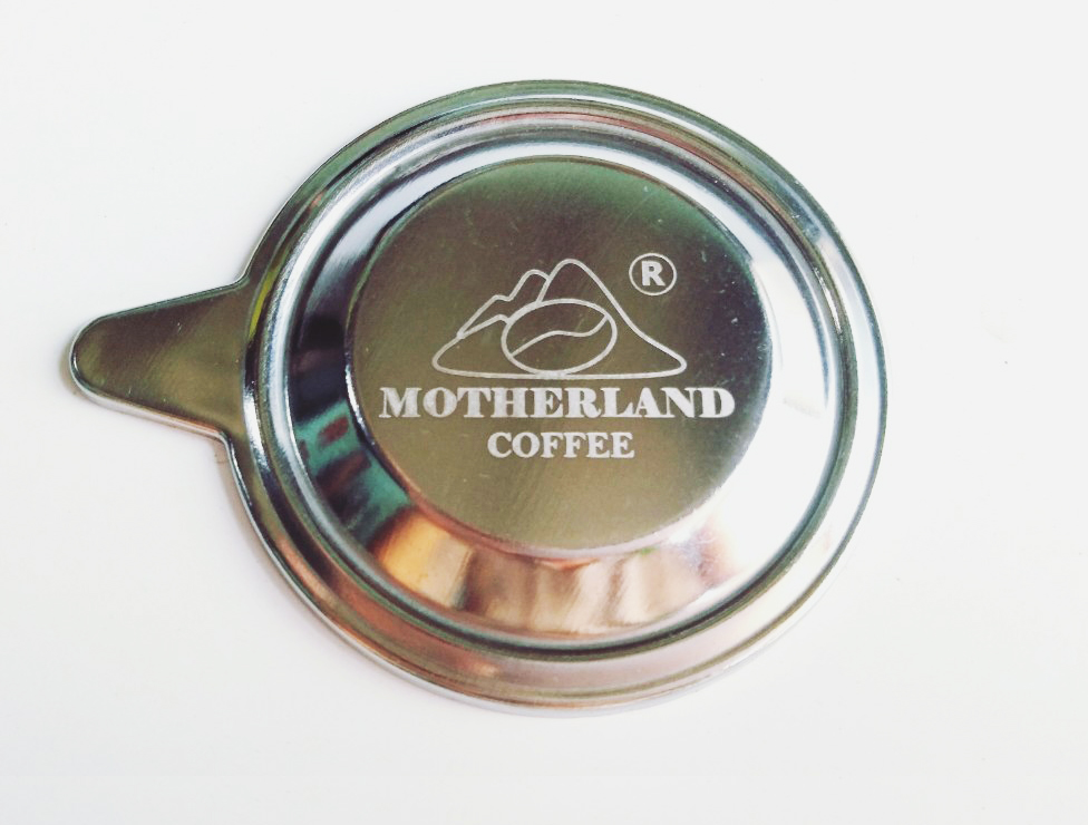 nhận khắc logo trên phin cà phê inox cỡ lớn pha 6 người uống nhận khắc logo trên phin cà phê inox cỡ lớn pha 6 người uống