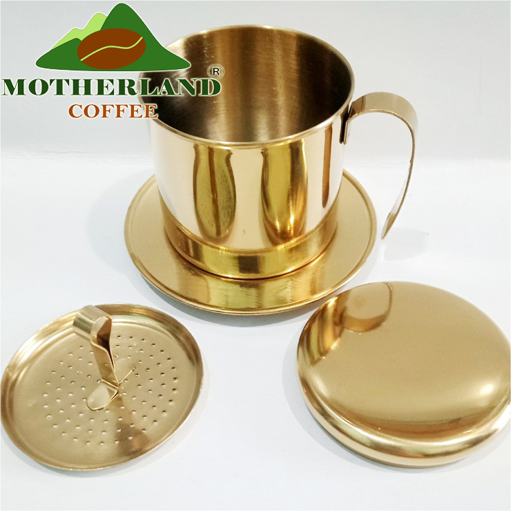 phin cafe inox đẹp mạ vàng phin cafe inox đẹp mạ vàng