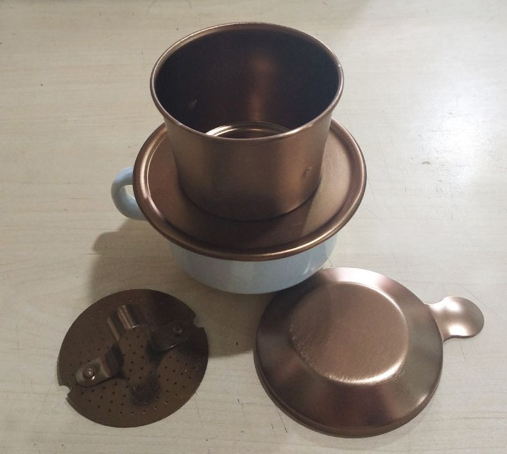 phin cà phê màu nâu đậm cao cấp phin cà phê màu nâu đậm cao cấp