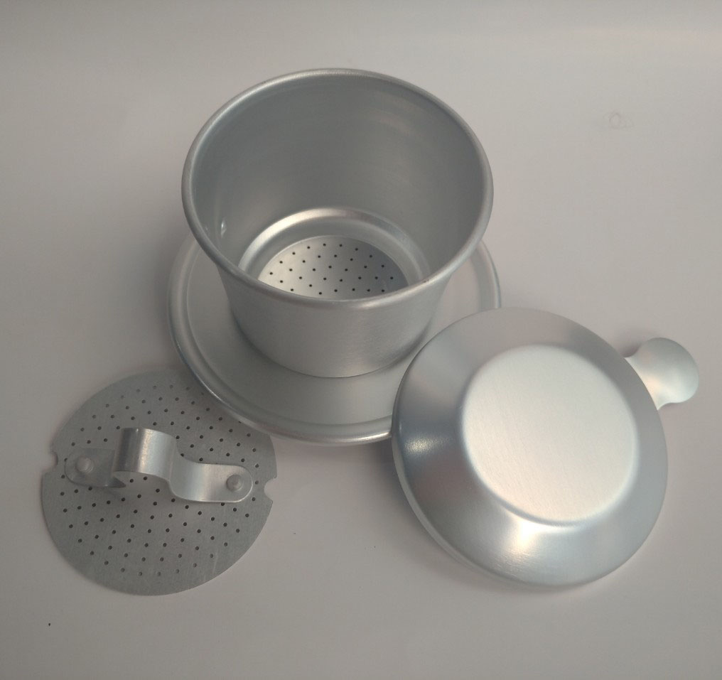 phin cafe nhôm cao cấp màu trắng bạc bền đẹp phin cafe nhôm cao cấp màu trắng bạc bền đẹp