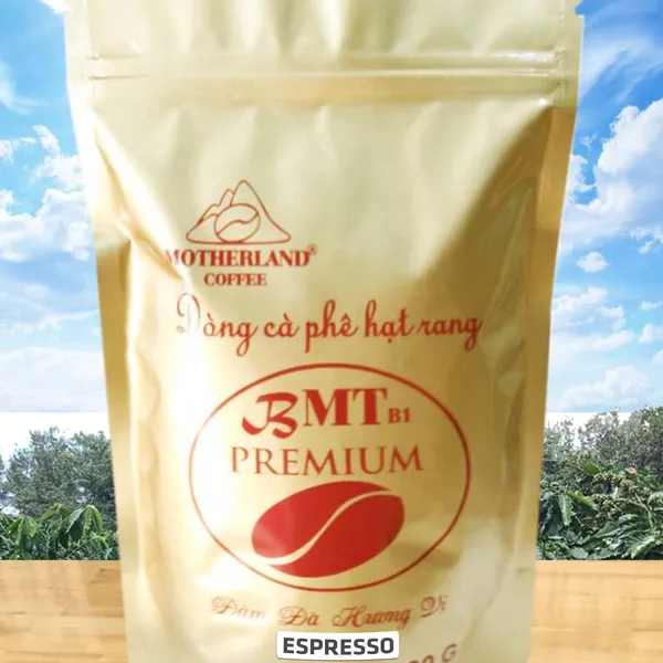 CÀ PHÊ ESPRESSO MOTHERLAND HẠT PHA MÁY GÓI 500G