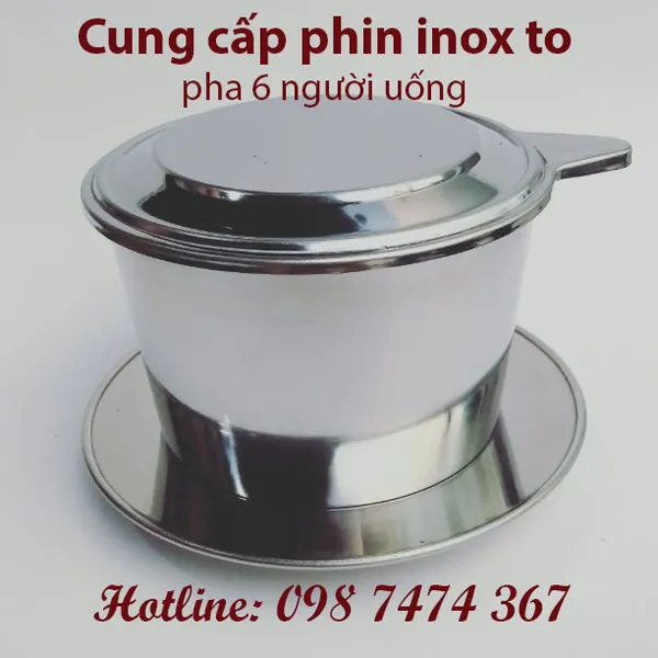 PHIN PHA CAFE INOX LỚN