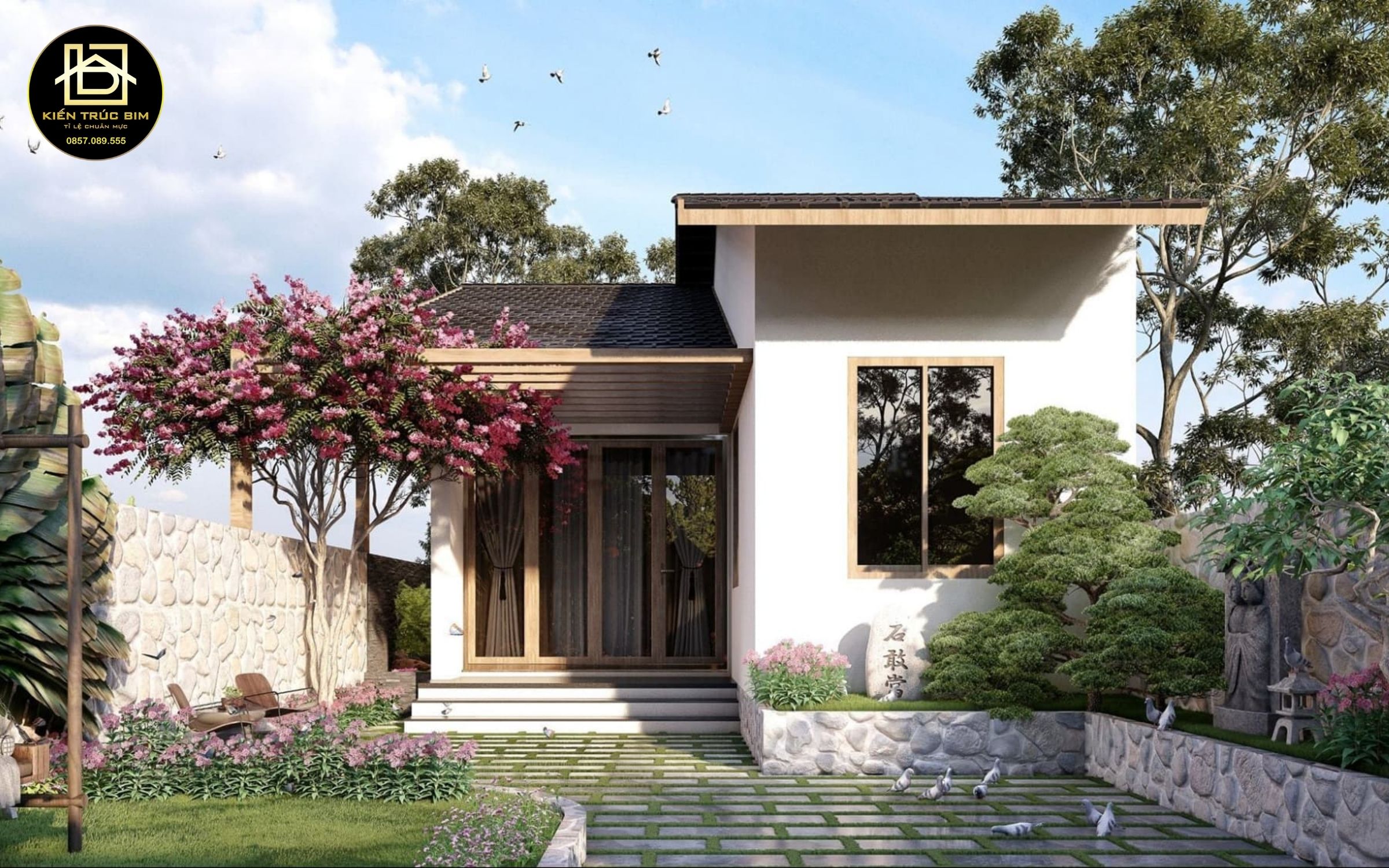 Nhà cấp 4 thiết kế đơn giản phù hợp với diện tích đất nhỏ