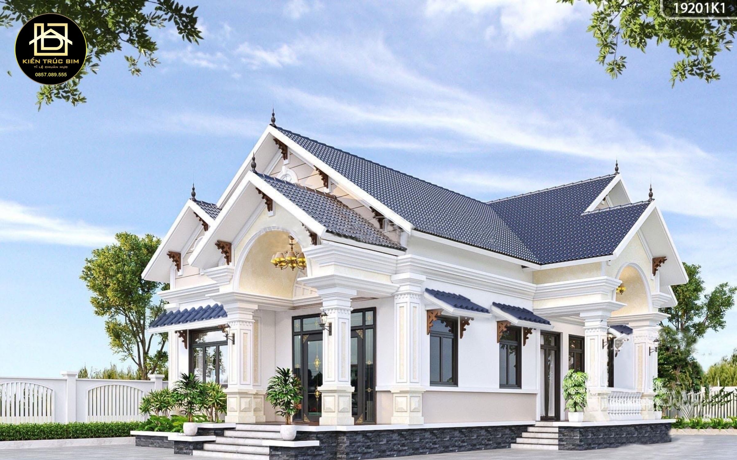 Nhà mái Thái là lựa chọn phổ biến của người Việt Nam vùng nông thôn