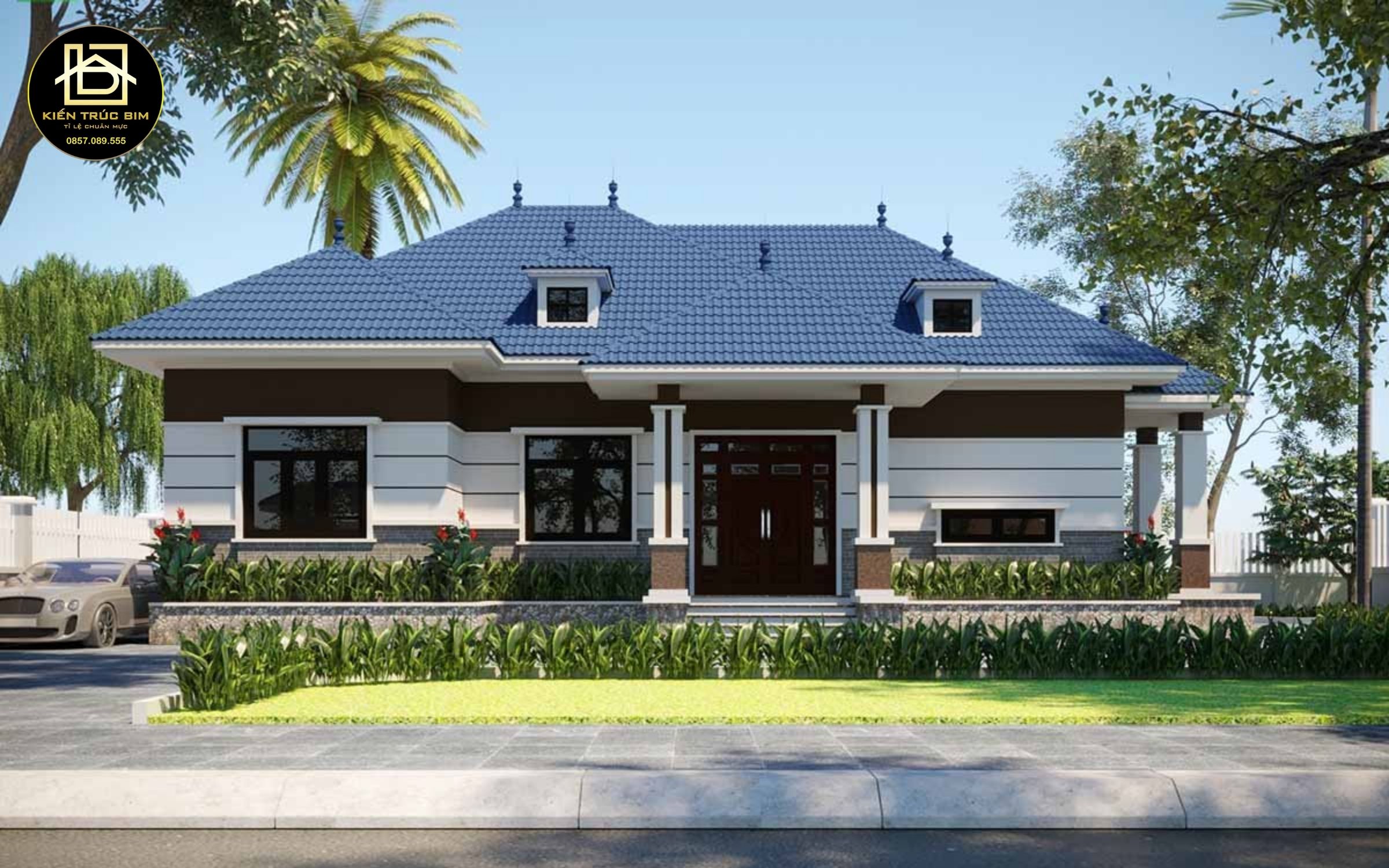 Kiến trúc nhà mái Thái được yêu thích nhờ tối ưu diện tích và công năng linh hoạt