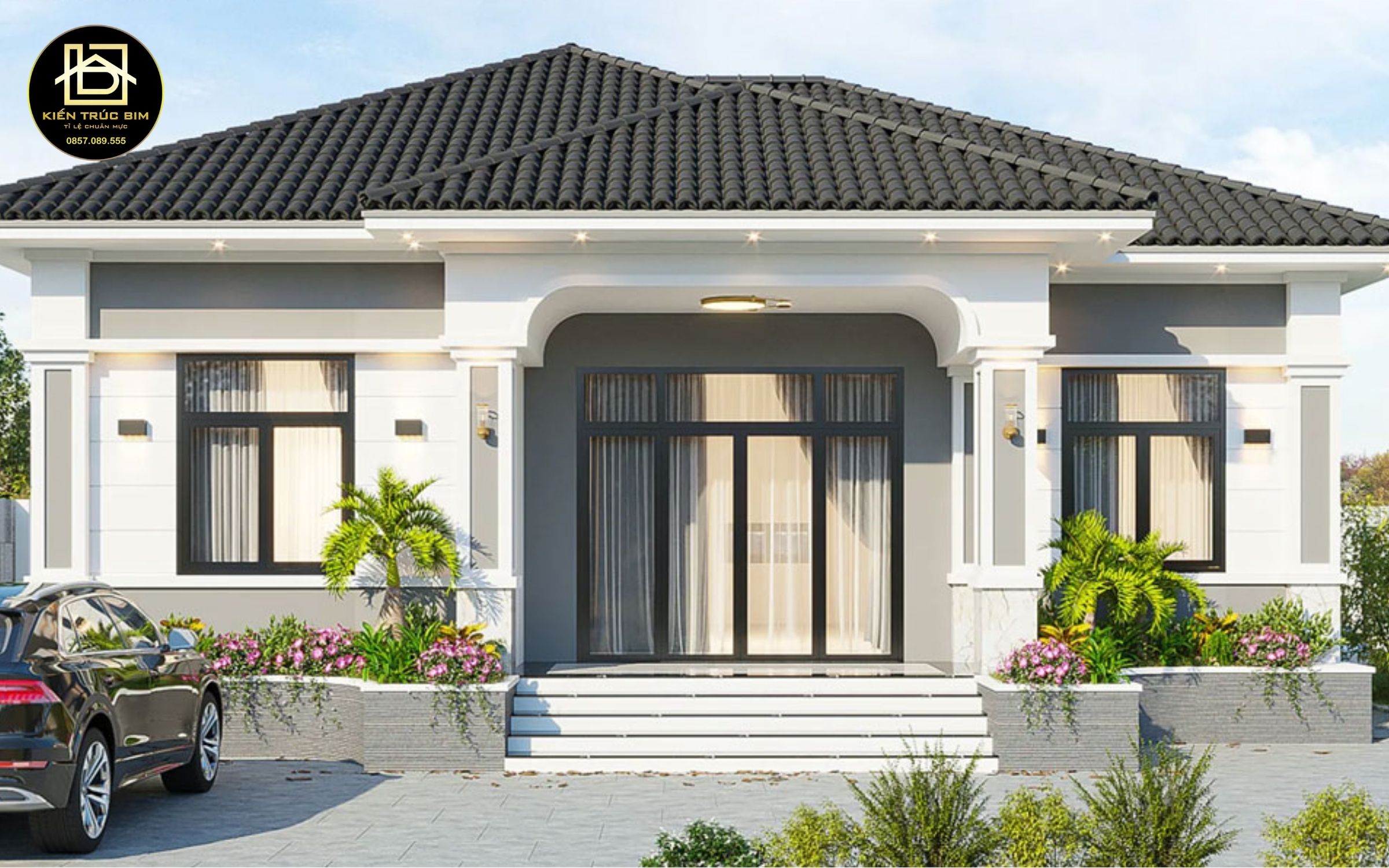 Thiết kế hiện đại phối màu nổi bật, kết hợp yếu tố truyền thống và tinh thần tối giản