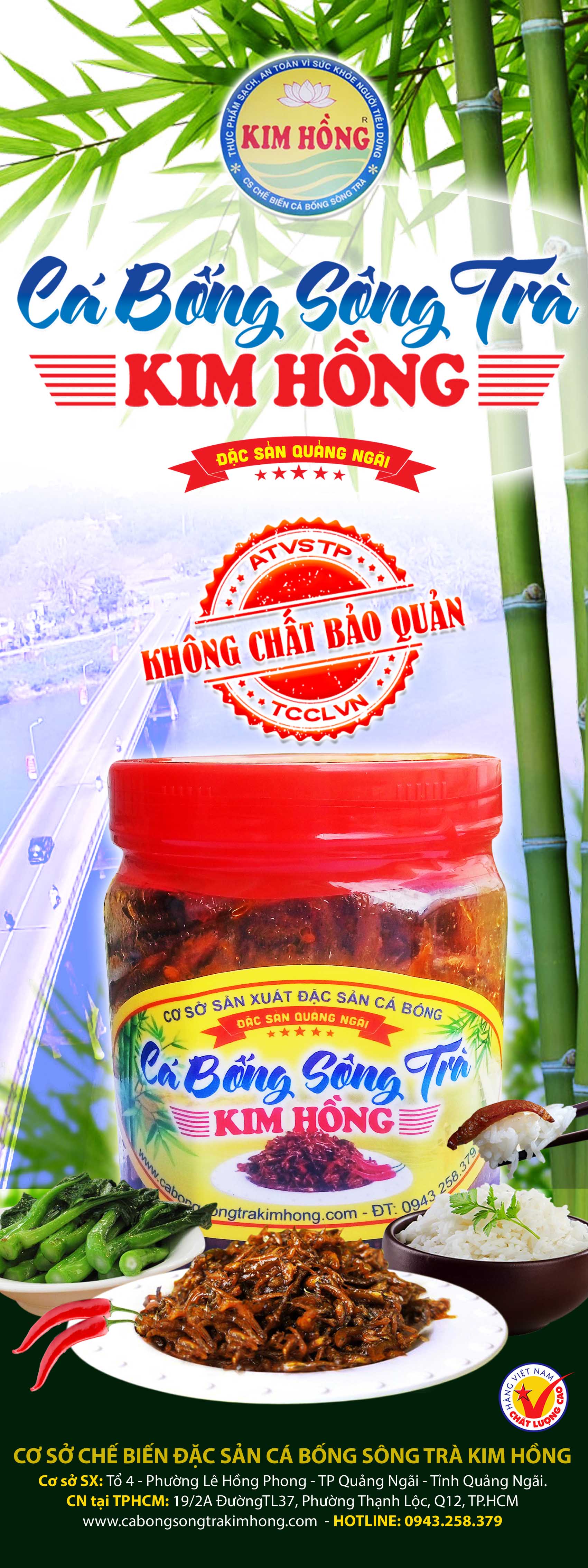 Cá bống sông trà Quãng Ngải