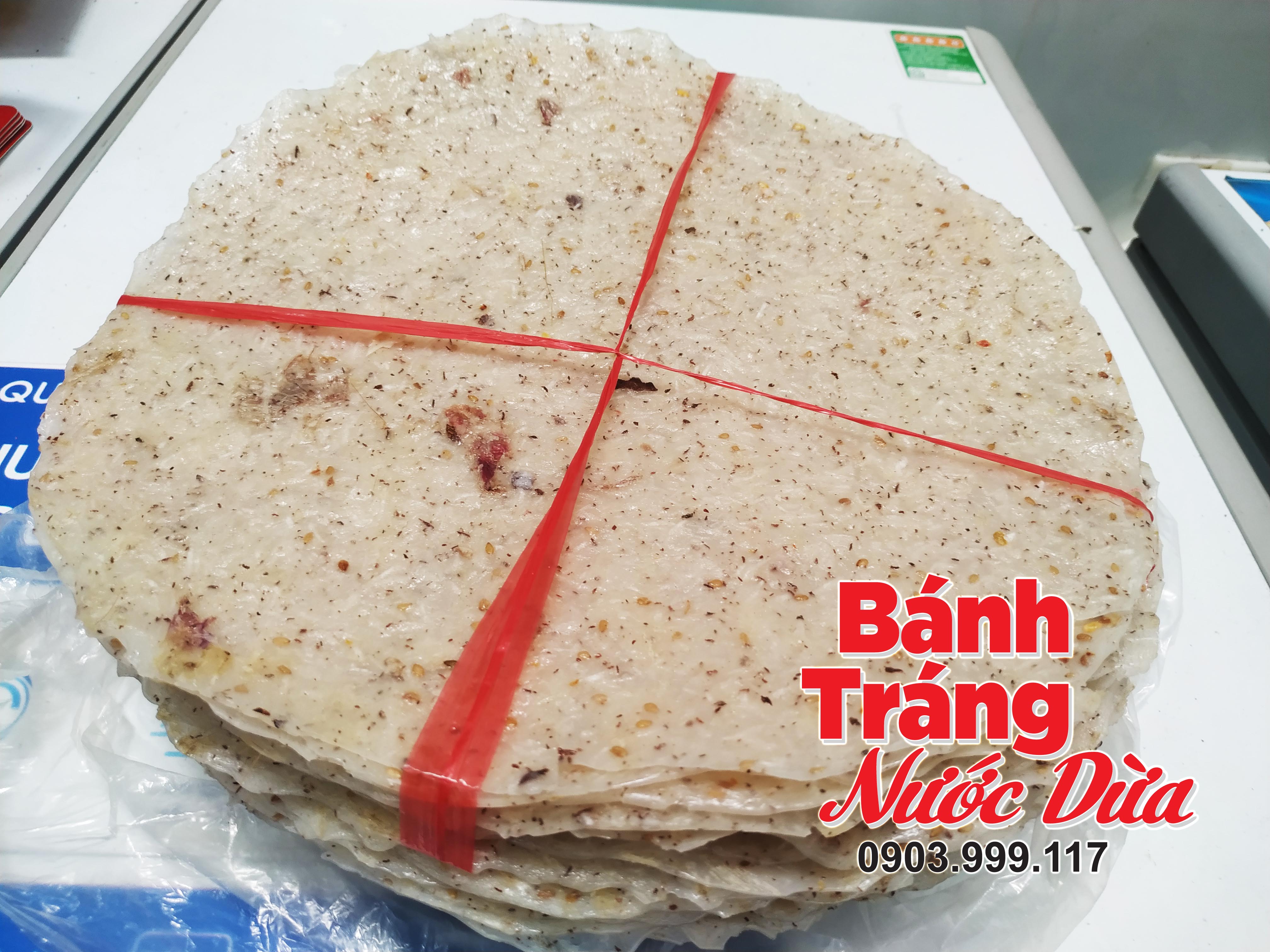 Bánh tráng nước cốt dừa Bình Định
