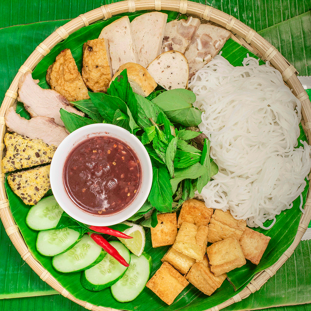 Bún đậu mắm tôm Ba Làng