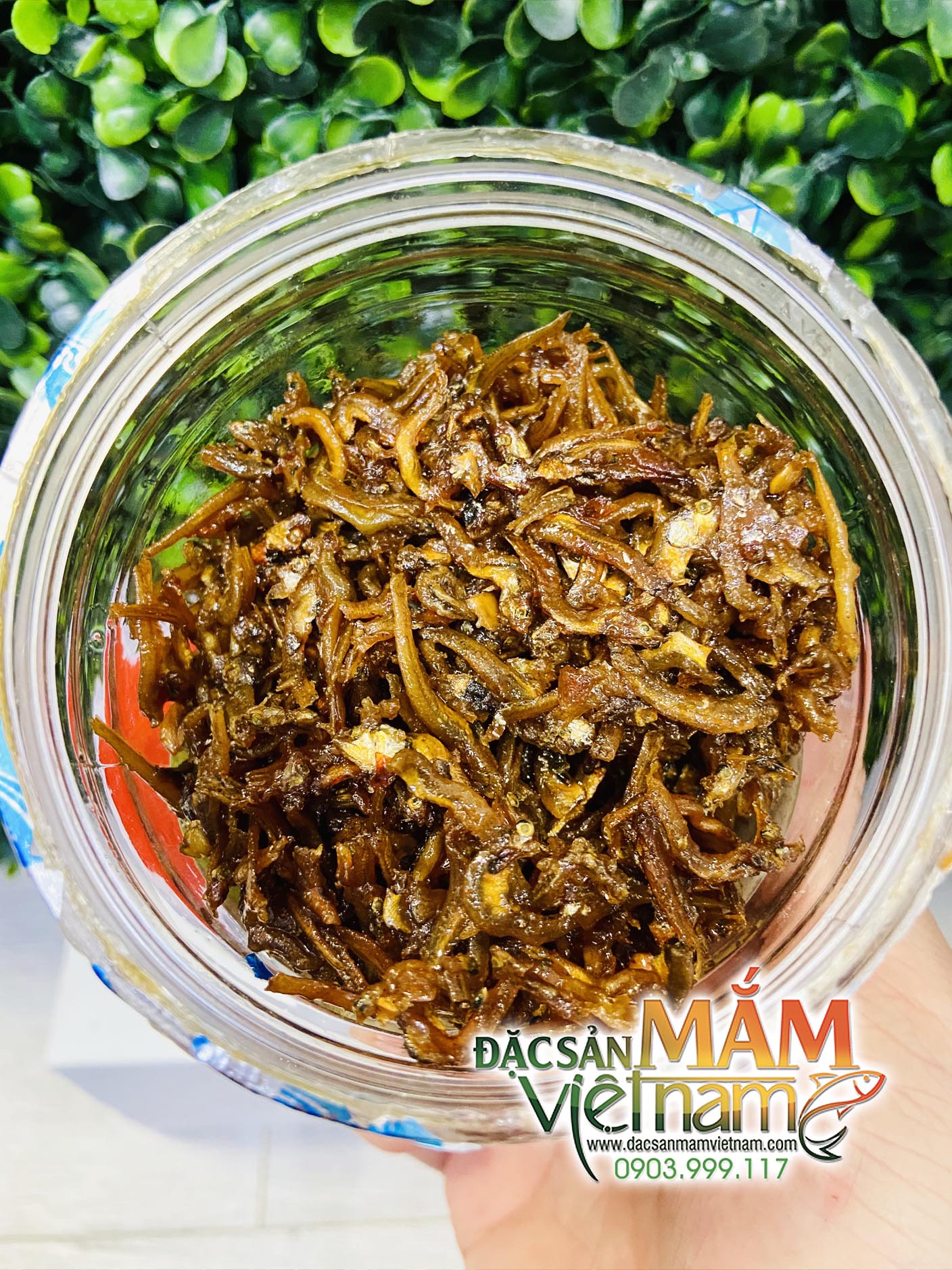 Cá cơm chiên tỏi Chín Tuy Nha Trang