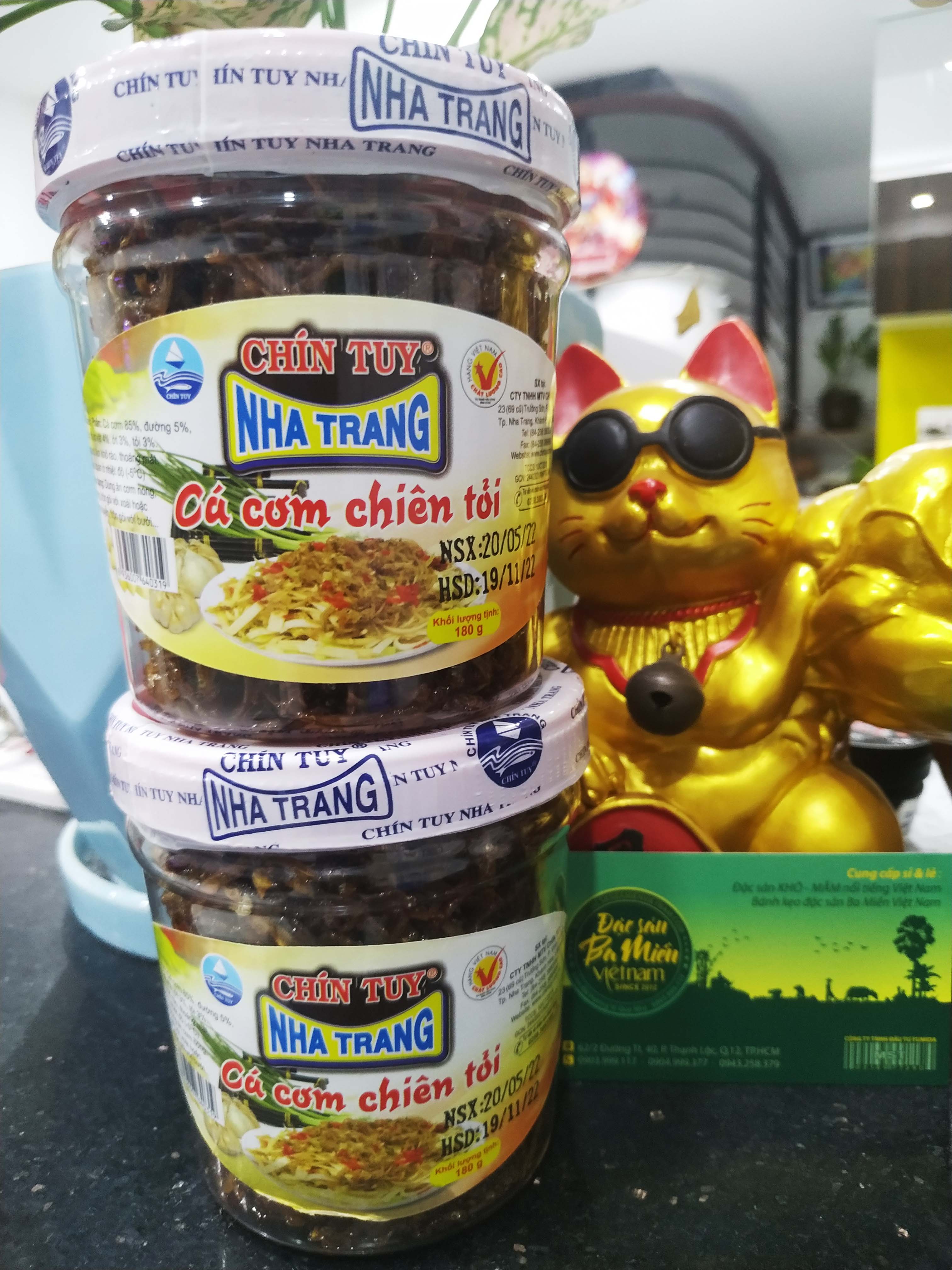 Cá cơm chiên tỏi Chín Tuy Nha Trang