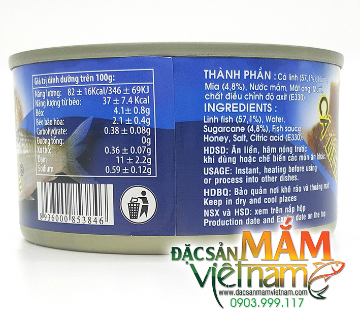 Cá linh kho mía Đặc sản An Giang