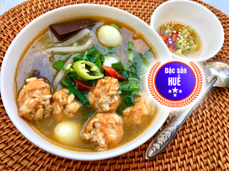Chả cua Huế ngon - Nấu bánh canh