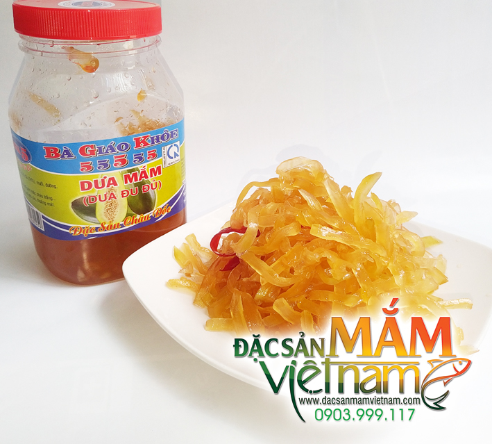 Dưa mắm đu đủ Châu Đốc