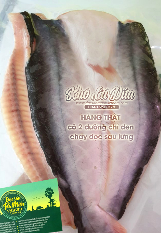 Phân biệt khô cá dứa chính hiệu