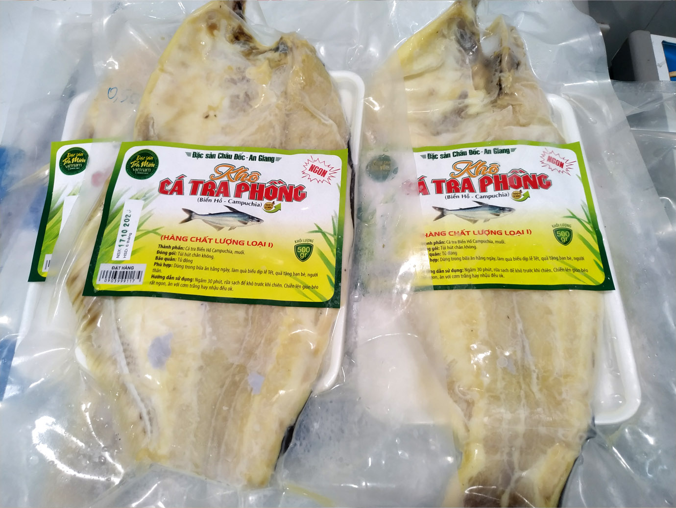 Khô cá tra phồng Biển Hồ Campuchia