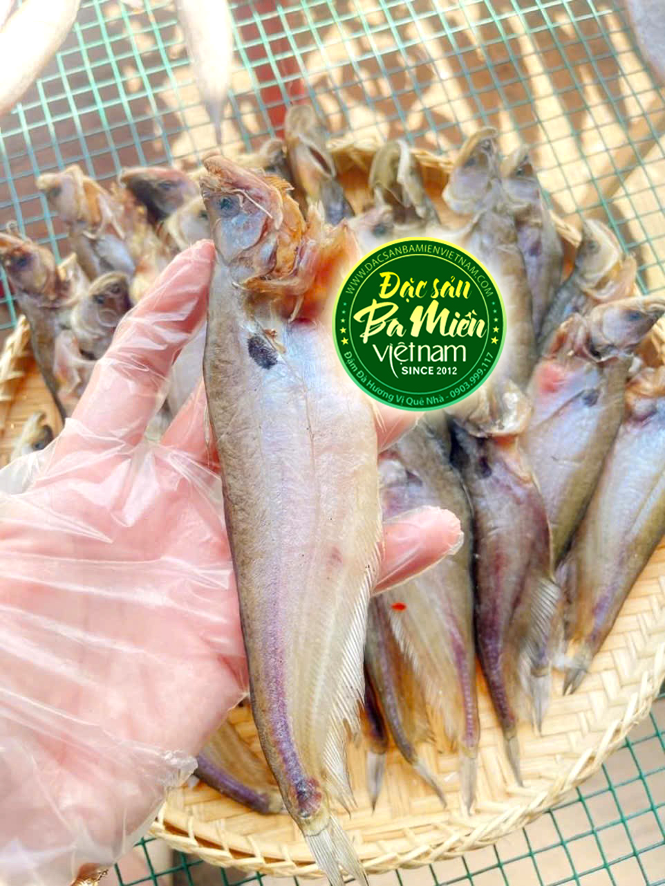 Khô cá trèn một nắng Campuchia làm mồi nhậu ngon phải biết