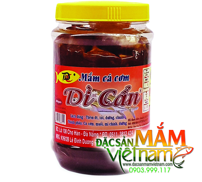 Mắm cá cơm Dì Cẩn ngon