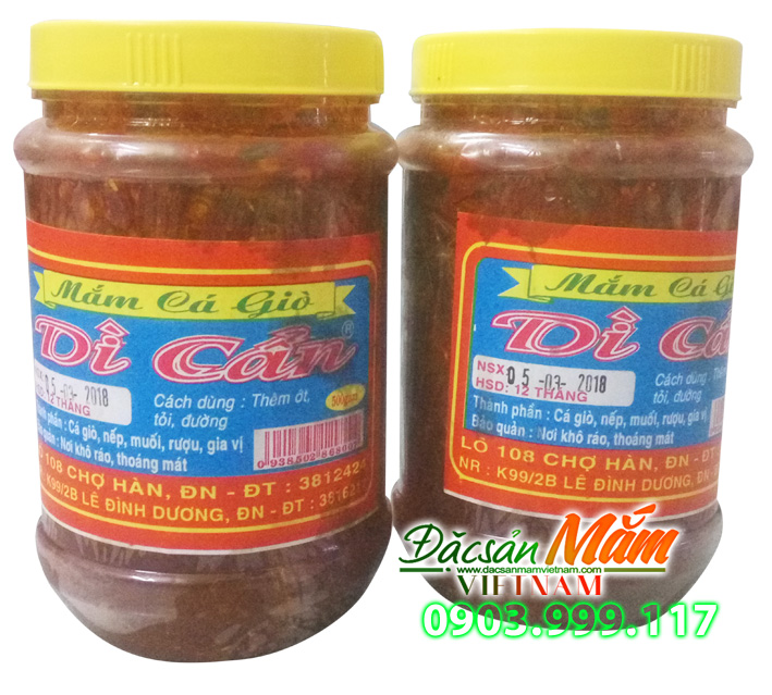 Mắm cá giò Dì Cẩn