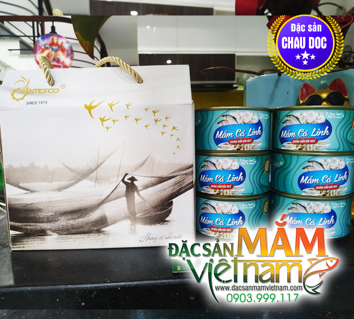 Mắm cá linh chưng nấm bào ngư - Hộp 6 hủ nhỏ