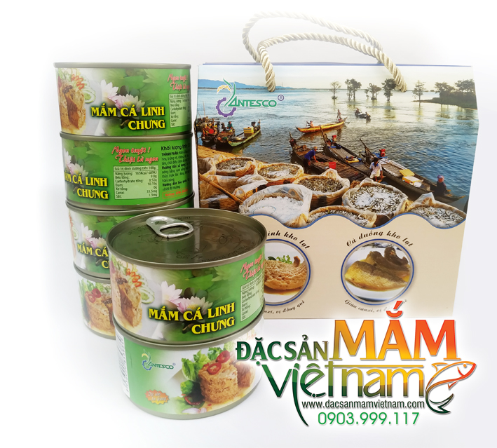 Mắm cá linh đóng hộp - Đặc sản An Giang
