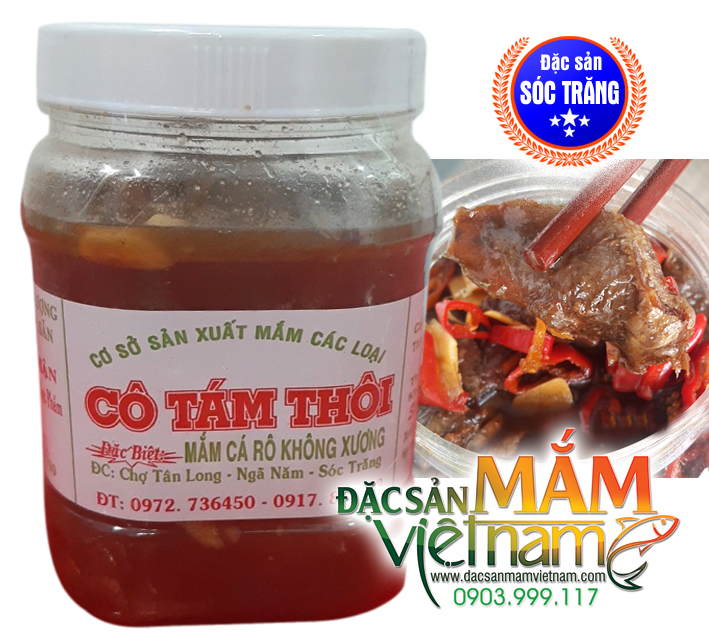 Mắm cá rô không xương thương hiệu CÔ TÁM THỜI