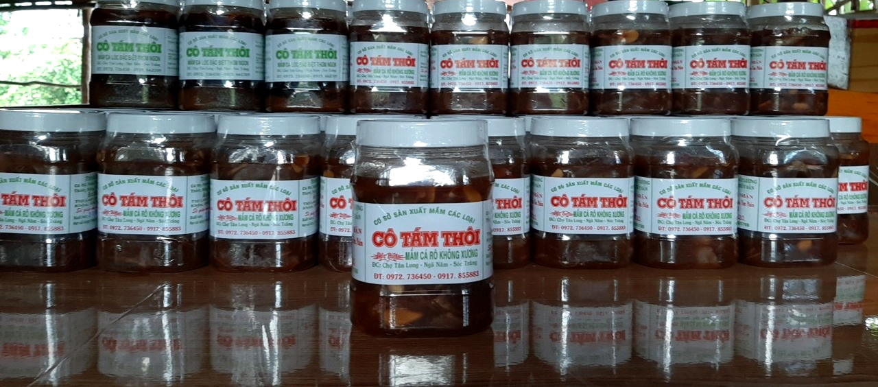 Mắm cá rô đồng không xương Cô Tám Thời Sóc Trăng