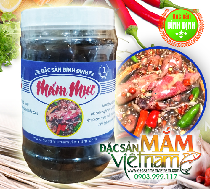 Mắm mực Bình Định Mẫu mới