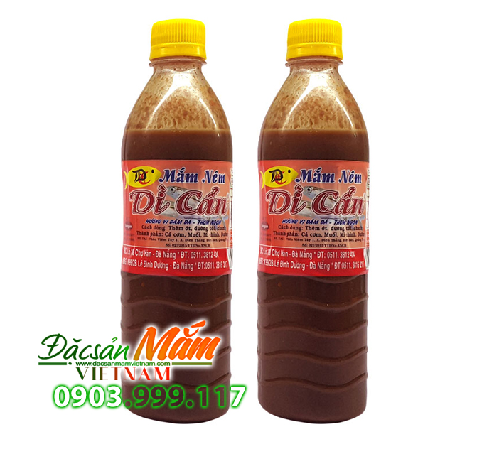 mắm nêm dì cẩn chấm bê thui