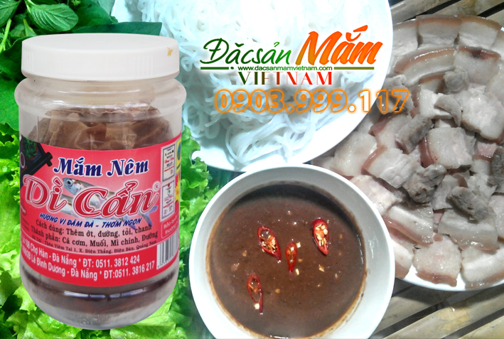 Mắm nêm Dì Cẩn Đà Nẵng