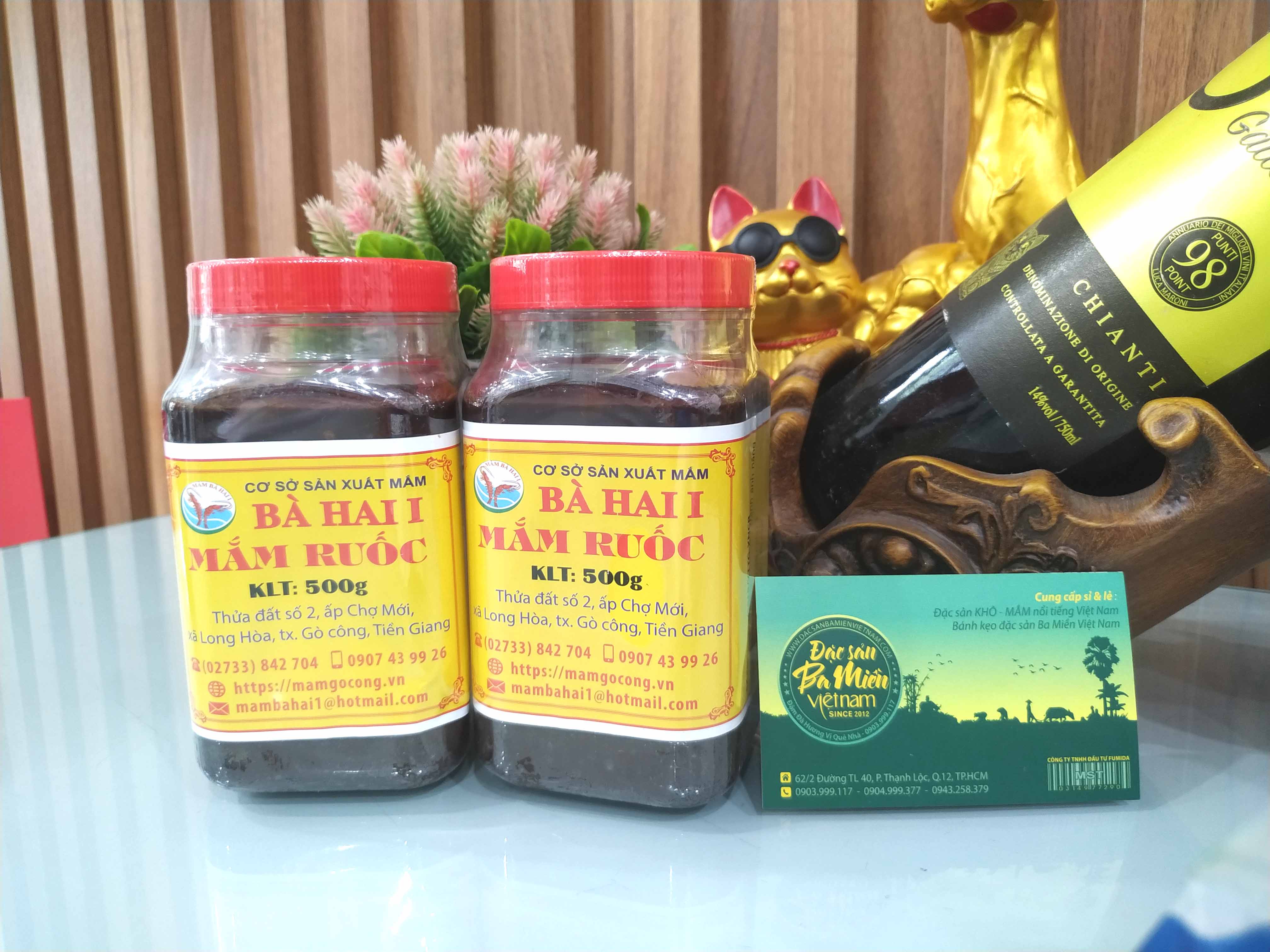 Mắm ruốc Bà Hai Gò Công - Hủ 500gr