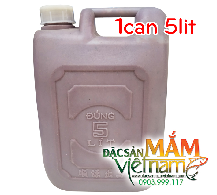 Mắm tôm Bắc loại thường can 5lit