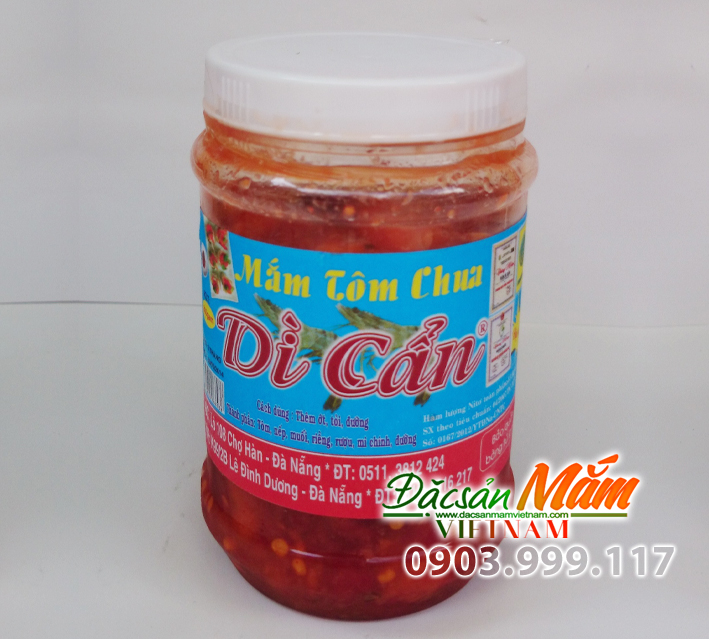 Mắm tôm chua Dì Cẩn Đà Nẵng