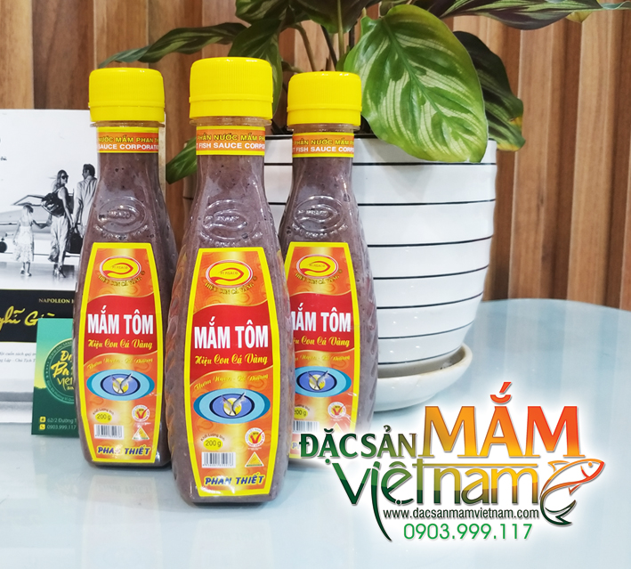 Mắm tôm Phan Thiết hiệu con cá vàng