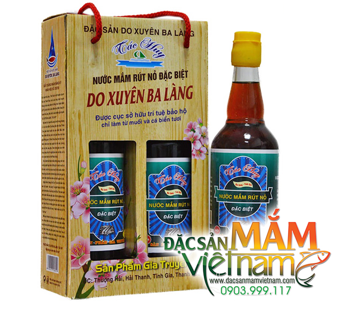 Nước mắm Ba Làng Thanh Hóa