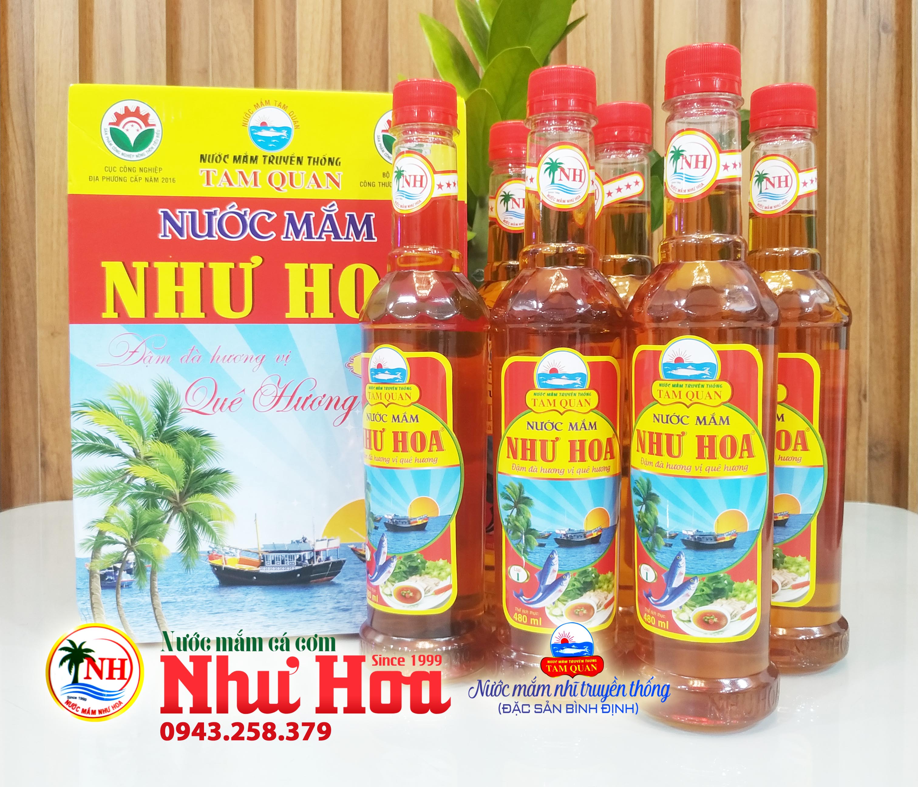 Nước mắm cá cơm Như Hoa Tam Quan Bình Định